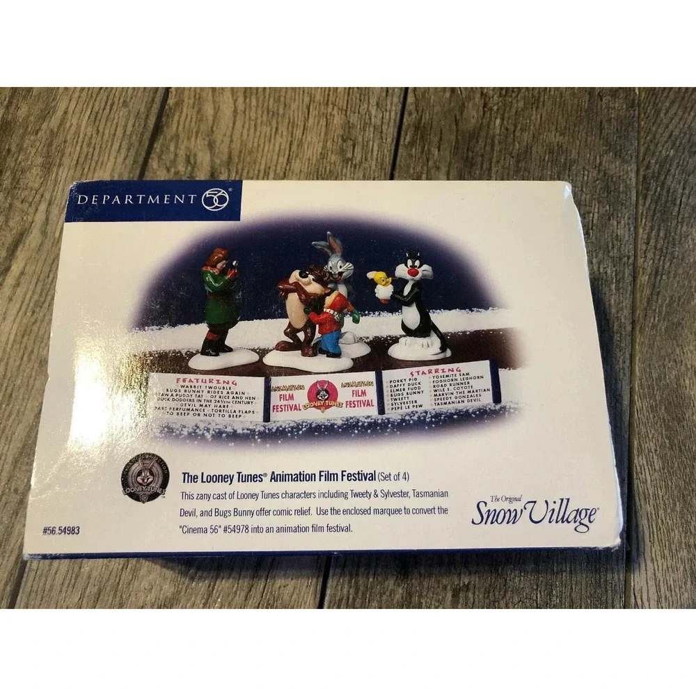 New Dept 56 Snow Village The Looney Tunes Animation Film Festival‎ #54983